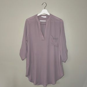 Dusty Mauve Tunic Top by All in Favor Size L